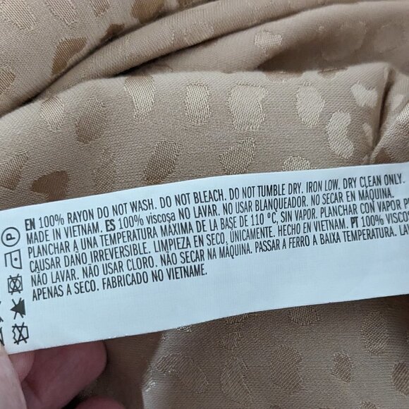 Women's FOREVER 21, Satin Formal Party Mini Dress; Spaghetti Straps; Tan; Size M - Picture 4 of 4